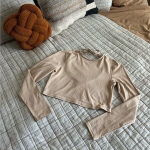 Long sleeve crop  top